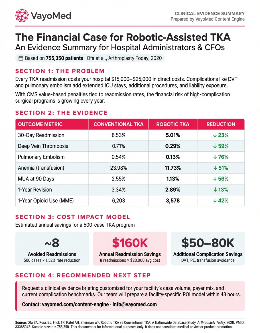 One-pager for Hospital Administrators